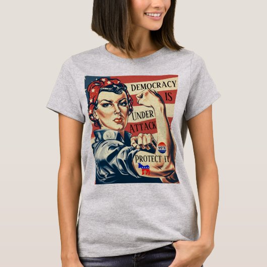 民主主義保護/It Tシャツ (正面)