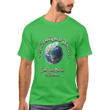 民主主義国際的の日。すべての投票がカウントされる。