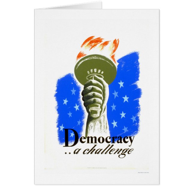 民主主義挑戦1940 WPA (正面)