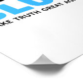 民主主義救投票が再び真実を明らかに素晴らしする ポスター (角)