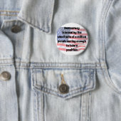 民主主義救 缶バッジ (インサイチュ)