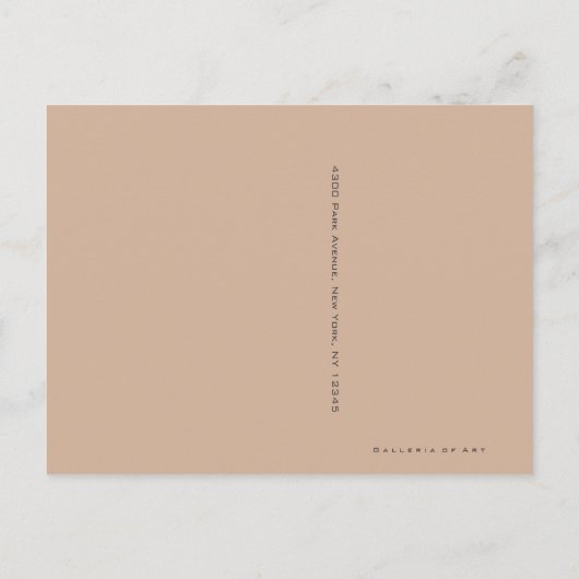 民主主義絵画~ポストカード/招待状 インビテーションポストカード (裏面)