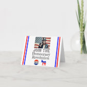 民主主義革命グリーティングカード カード (正面)