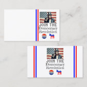 民主主義革命名刺 名刺 (正面/裏面)