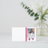 民主主義革命名刺 名刺 (スタンド正面)