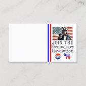 民主主義革命名刺 名刺 (正面)