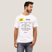 民主主義101 フリースピーチ 睡眠推進 引用 Tシャツ (正面フル)