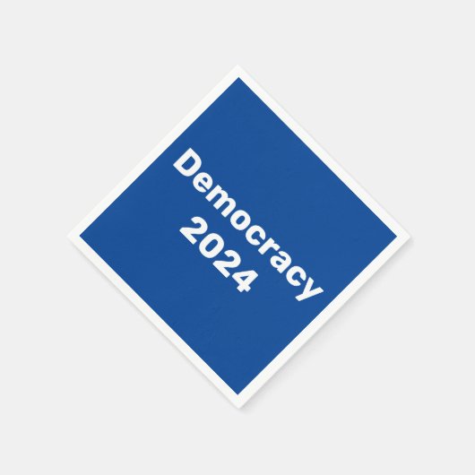 民主主義2024年大統領の選挙 スタンダードカクテルナプキン (角)