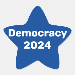 民主主義2024年大統領の選挙 星シール