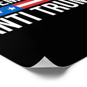 民主主義 – アンチトランプ – ポスター (角)