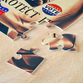 民主主義/保護Itジグソーパズル ジグソーパズル (側面)