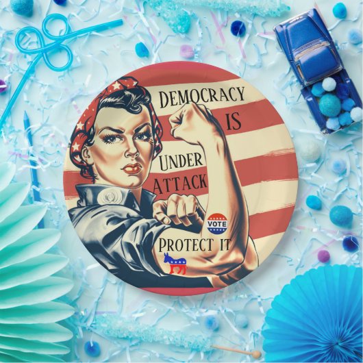 民主主義/保護IT紙プレート ペーパープレート (パーティー)