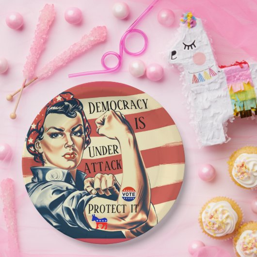 民主主義/保護IT紙プレート ペーパープレート (パーティー)