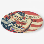 民主主義/保護IT紙プレート ペーパープレート (アングル)