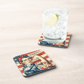 民主主義/保護IT飲料用コースター コースター (右側)