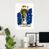 民主主義…課題 – WPAポスター –  ポスター (ホームオフィス)