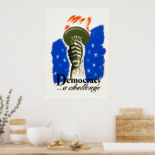 民主主義…課題WPA ポスター (キッチン)