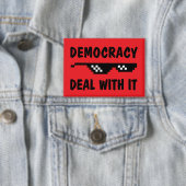 民主主義 Deal With It - 王様などいない 缶バッジ (インサイチュ)