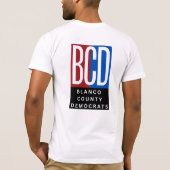 民主主義BCD Tシャツ (裏面)