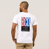 民主主義BCD Tシャツ (裏面フル)