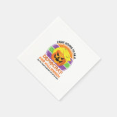 民主党にハロウィーンのトランプキンを買いに行おもしろいく スタンダードカクテルナプキン (角)