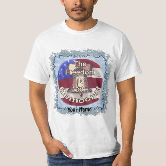 民主党に投票する自由Tシャツ Tシャツ (正面)