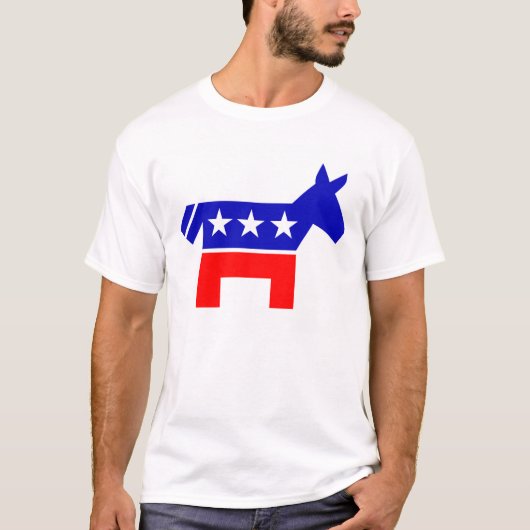 民主党のろば Tシャツ (正面)