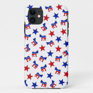 民主党のコラージュ iPhone 11 ケース