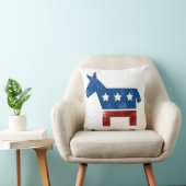 民主党のドンキーのロゴ クッション (椅子)