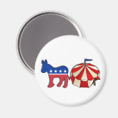 民主党のドンキーサーカス マグネット (正面/裏面)
