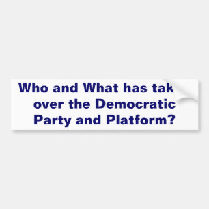 民主党のバンパーステッカー バンパーステッカー