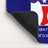 民主党のパーティーロバ マウスパッド (コーナー)