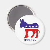 民主党のパーティーロバ マグネット (正面/裏面)