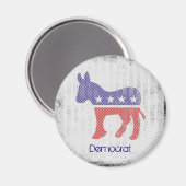 民主党のパーティーロバ マグネット (正面/裏面)