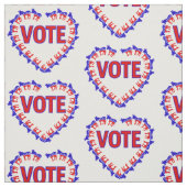 民主党のロバに投票する ファブリック (見本)