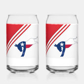 民主党のロバ缶ガラス ガラス缶 (裏面)