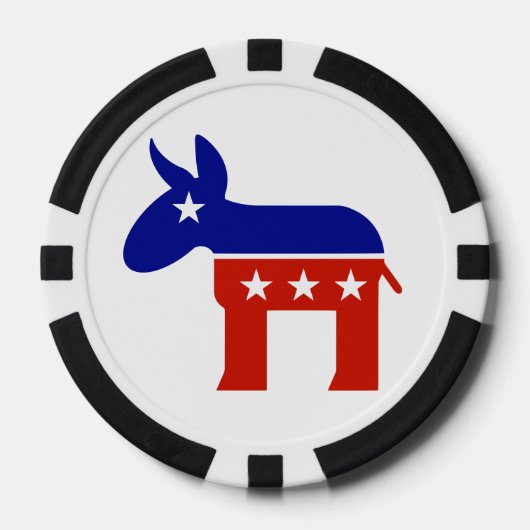 民主党のロバ・ギフト ポーカーチップ (正面)