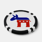 民主党のロバ・ギフト ポーカーチップ (シングル)