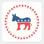 民主党のロバ スクエアシール (正面)