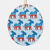 民主党のロバ セラミックオーナメント (左)