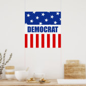 民主党のロバ ポスター (キッチン)