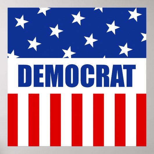 民主党のロバ ポスター (正面)