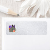 民主党のロバ ラベル (インサイチュ)