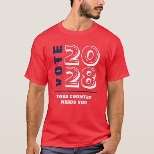 民主党の共和党の保守選挙投票者 Tシャツ (正面)
