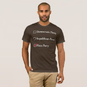 民主党の共和党ピザパーティー Tシャツ (正面フル)