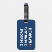 民主党の共和党議員 ラゲッジタグ (裏面縦)