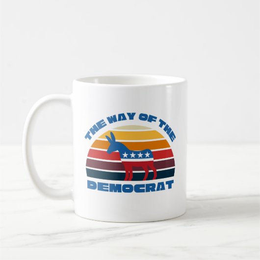 民主党の道 コーヒーマグカップ (左)