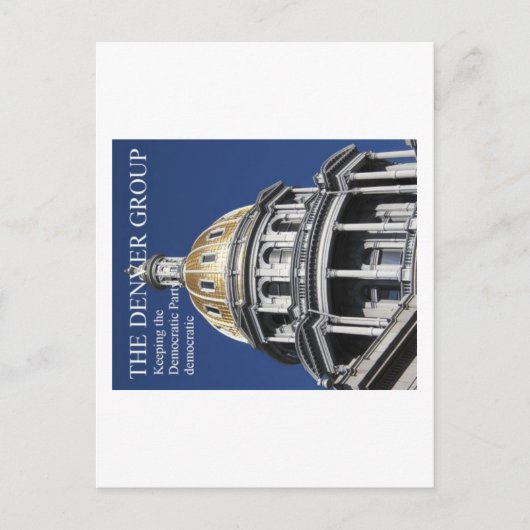 民主党のdemocを保ちます… -カスタマイズ ポストカード (正面)