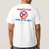 民主党のTシャツを全部赤に投票で削除 Tシャツ (裏面)