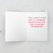 民主党はあなたの感謝祭の七面鳥を取った！ シーズンカード (内部)